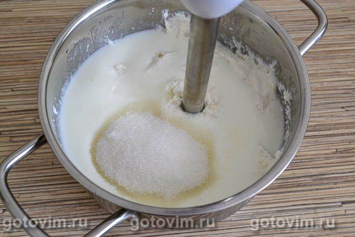 Сирний десерт із желатином