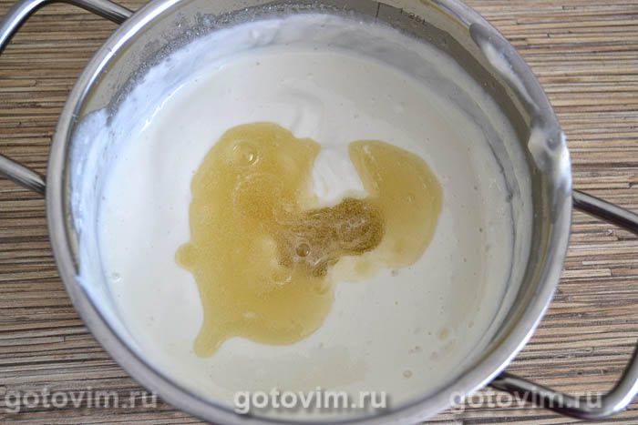 Сирний десерт із желатином