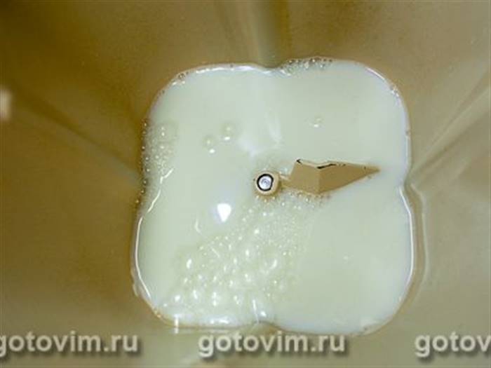 Молочний хліб у хлібопічці