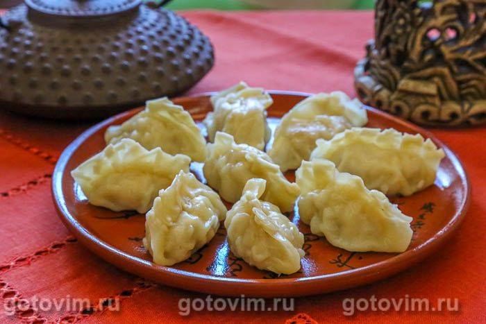 Момо з куркою (непальські вареники). Фотографія рецепта