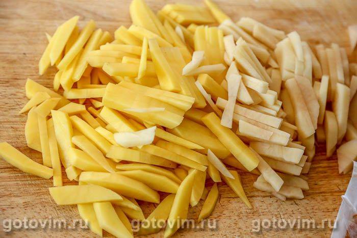 Смажені строчки з картоплею