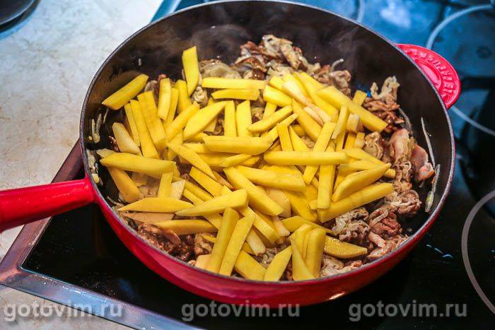 Смажені рядки з картоплею