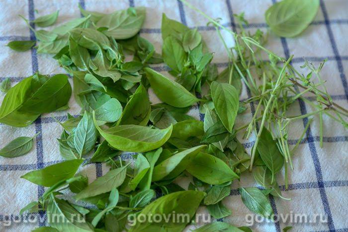 Сіль із базиліком на зиму