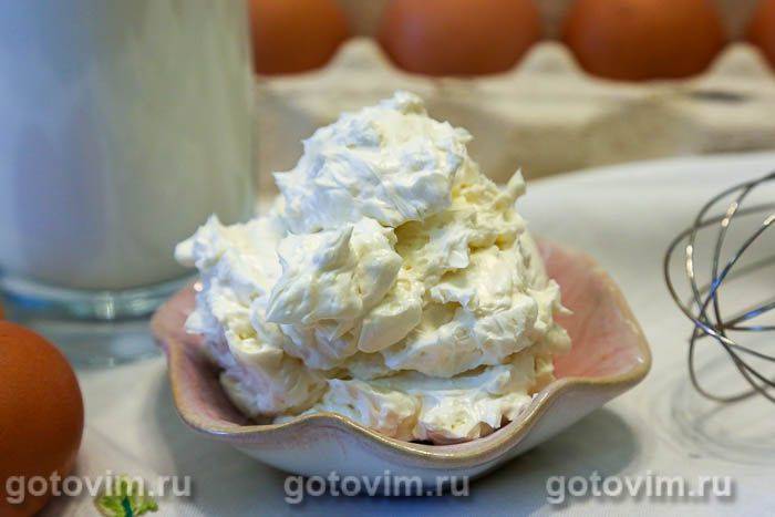 Крем заварний без борошна і крохмалю. Фотографія рецепта