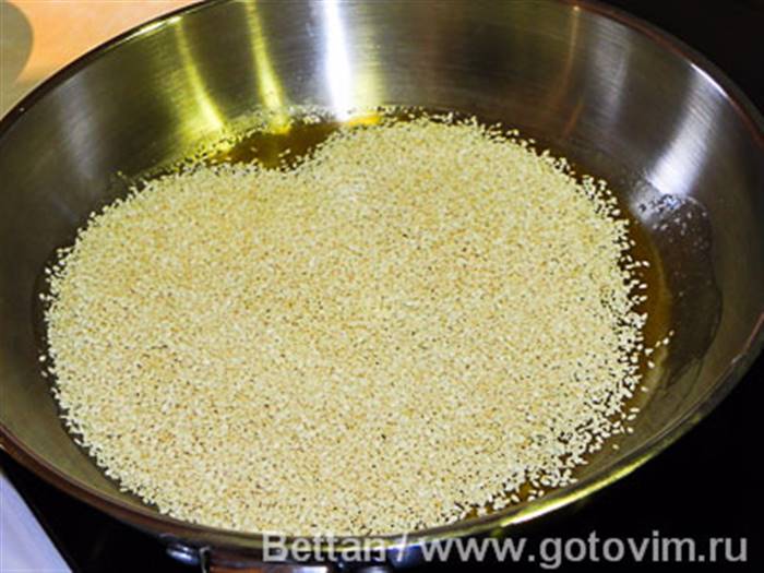 Кунжутні козинаки до морозива