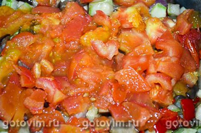 Макарони з овочевим соусом рататуй