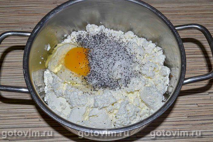 Сирна запіканка з маком на кукурудзяному борошні (без глютену)