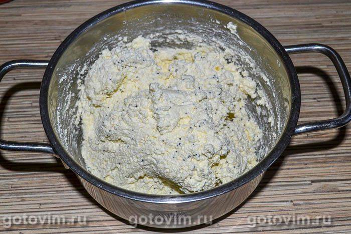 Сирна запіканка з маком на кукурудзяному борошні (без глютену)