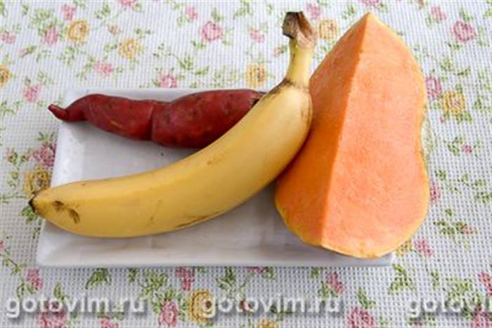 Смузі з гарбуза з бананом і бататом