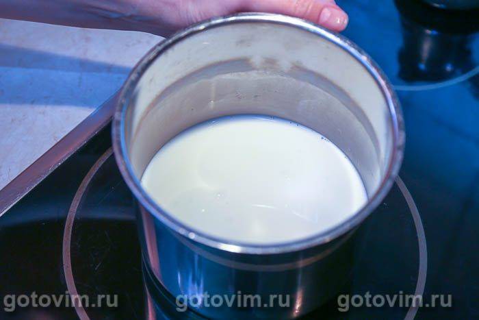 Заварний крем на молоці з яйцями