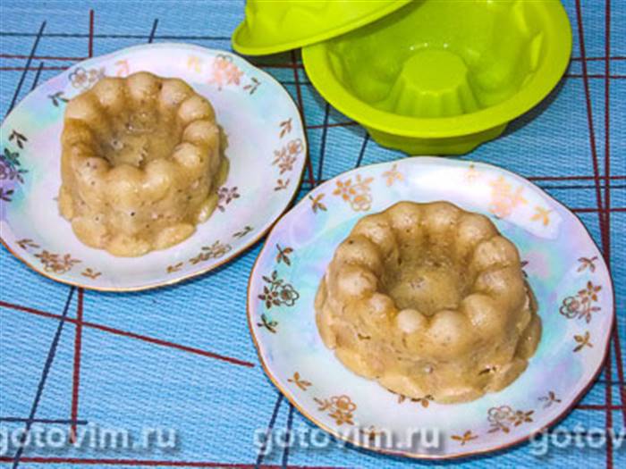 Банановий пудинг у мікрохвильовці