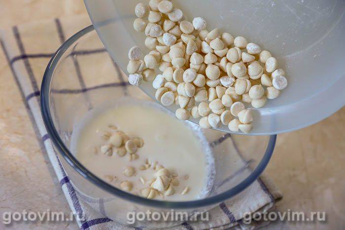 Білий ганаш (на білому шоколаді)