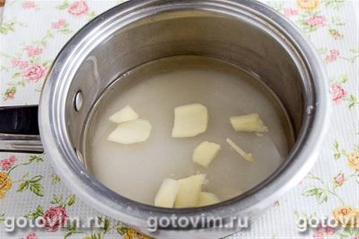 Імбирно-лимонне желе з фруктами (на агарі)