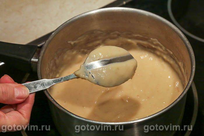 Заварний яблучний крем з вершковим маслом