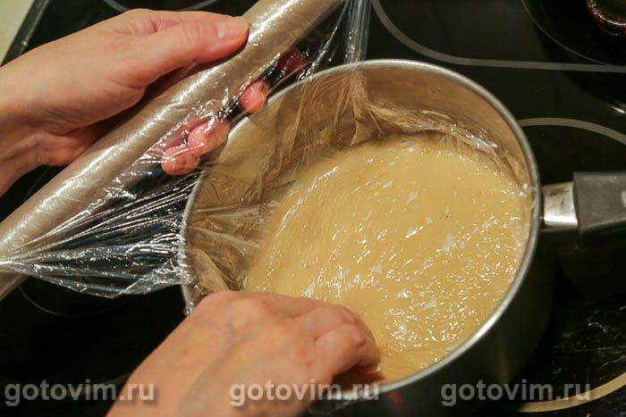 Заварний яблучний крем із вершковим маслом