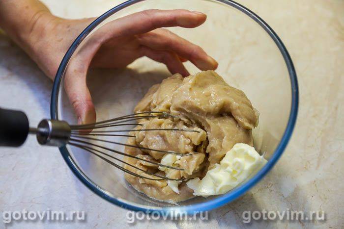 Заварний яблучний крем із вершковим маслом